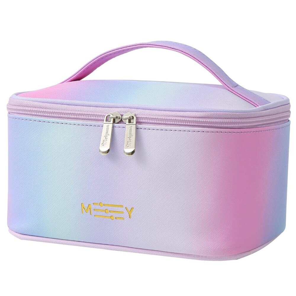 Makeup Bag Large Cosmetic Bags for Women Girls Cute Travel Zipper Pouch Toiletry